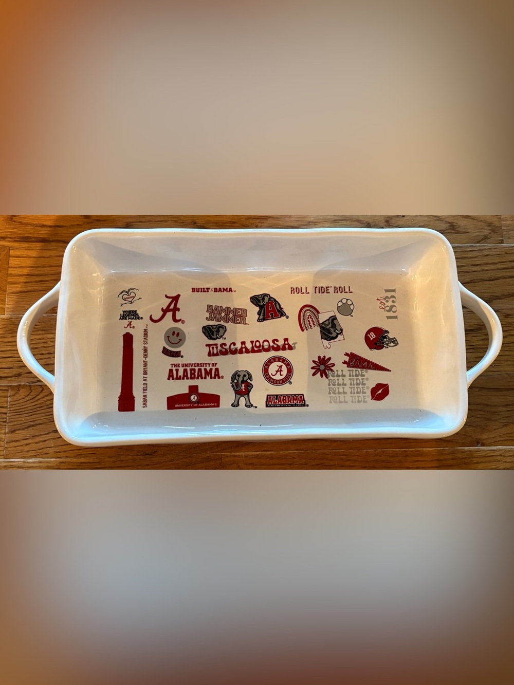 Alabama Casserole Dish from The Memory Company, “Collegiate Collection"